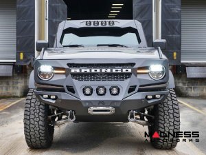 Ford Bronco Front Bumper - Fab Fours - Grumper